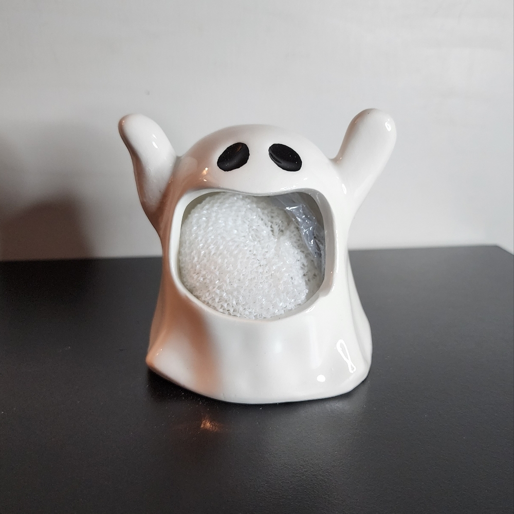 Ghost Sponge Holder Halloween Decor Candy Holder Spooky Home Decoration New